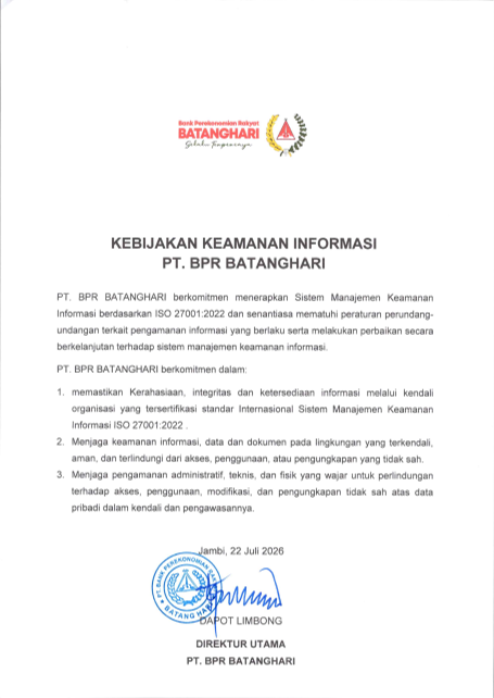 Kebijakan Keamanan Informasi